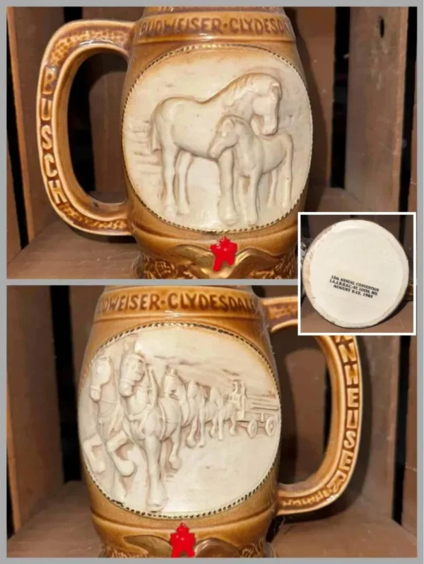 1983 Budweiser Clydesdales Convention Stein