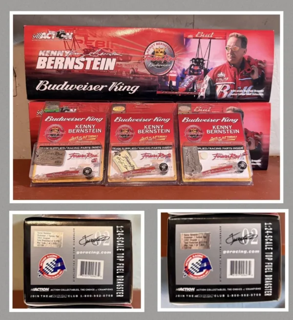 2002 1:24 Nhra Kenny Bernstein Forever Red Budweiser Top Fuel Dragster