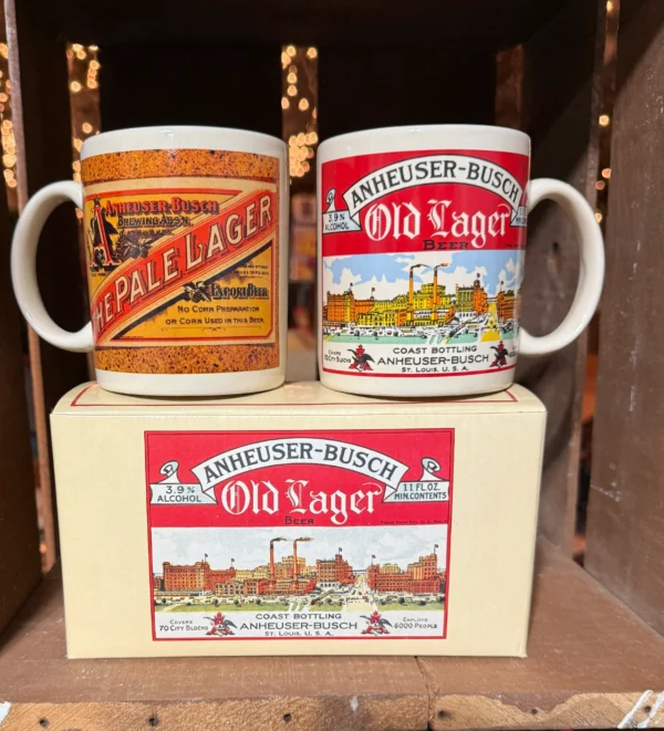 Anheuser Busch Old Lager Beer 2 Pack Coffee Mugs