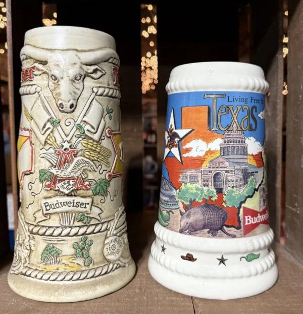 1981 Budweiser Texas Stein