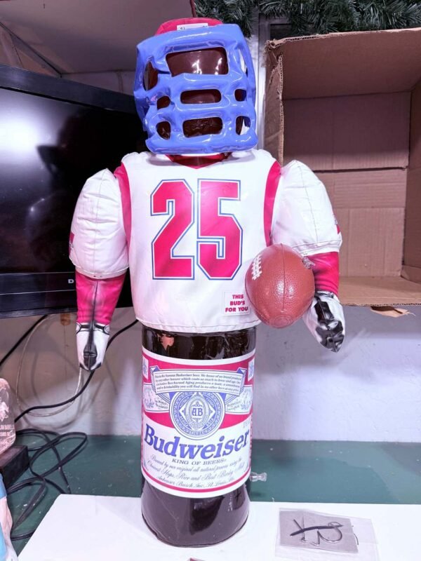 Budweiser Blow Up Football Player New