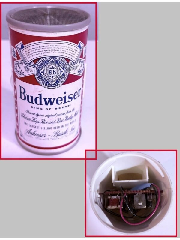 Budweiser AM/FM Can Shaped Radio