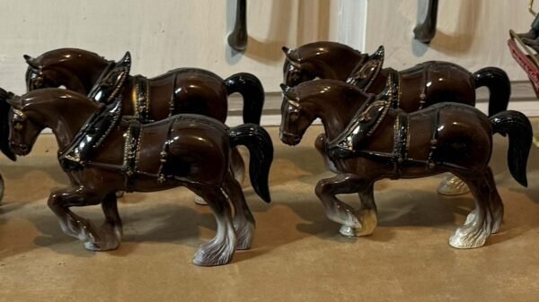 Budweiser Wagon With Eight Horse Team - Image 2