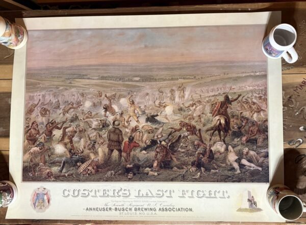 Custers Last Fight Print  - 31" X 48"