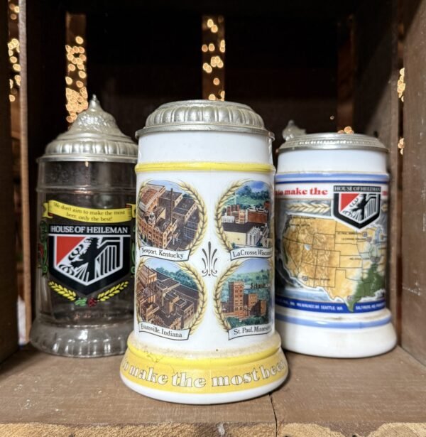 1987 House Of Heileman Corporate Lidded Stein