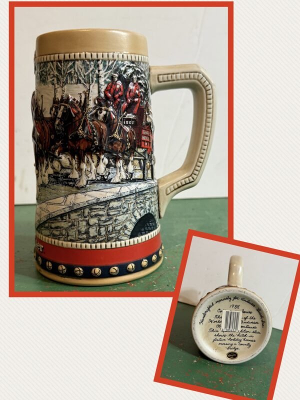 1988 Cobblestone Passage Holiday Stein